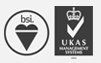 bsi and UKAS logo
